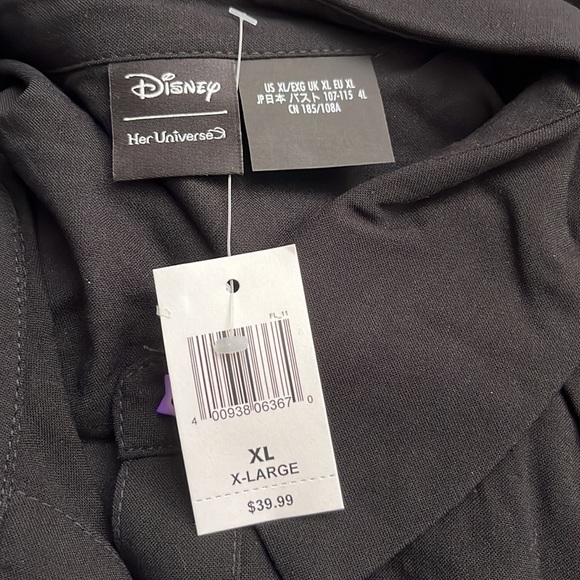 Disney Parks Her Universe Hocus Pocus Tie Front Shirt - Picture 7 of 9